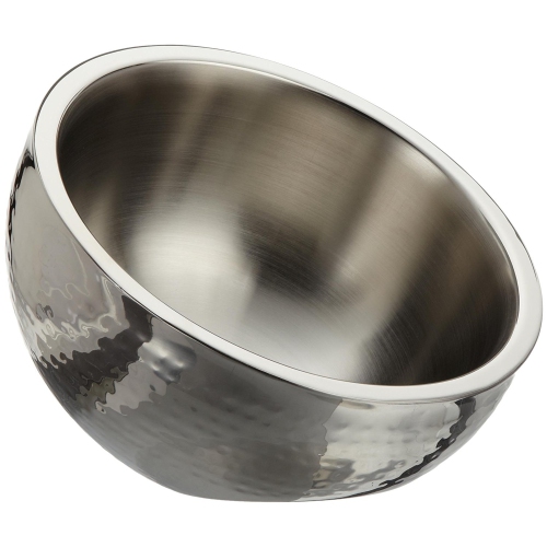 Elegance Doublewall Dual angle bowl hammered: 10"