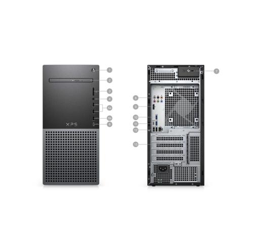 Dell XPS 8950 Tower Desktop - Intel Core i7 (12th Gen), 16GB Memory, 512GB SSD, Win 11 Pro by DELL - Refurbished condition - Image 2