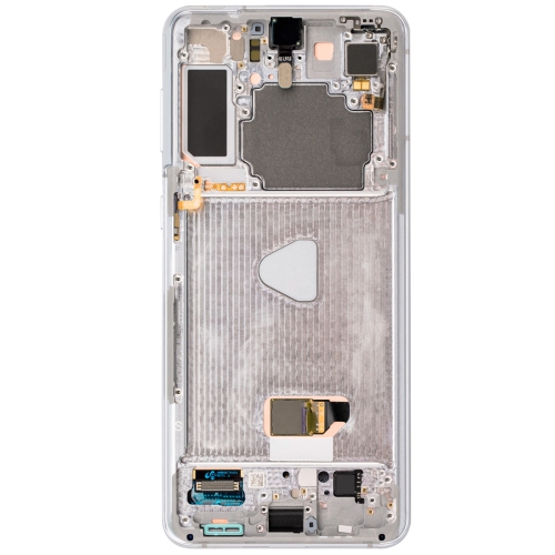 Refurbished - LCD Display Touch Screen Assembly + Frame For Samsung Galaxy S21+ Plus 5G (SM-G996W) - Phantom Silver