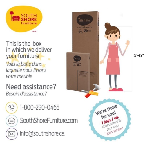 South Shore Ulysses Full Mates Bed in Blueberry