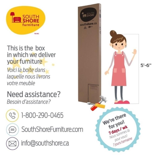 South Shore Ulysses Twin Mates Bed in Blueberry