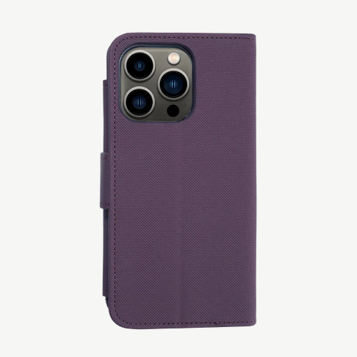 CASECO Wallet Case with MagSafe for iPhone 14 Pro Max - Purple