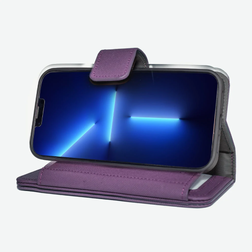 Caseco Wallet Case with MagSafe for iPhone 14 - Purple
