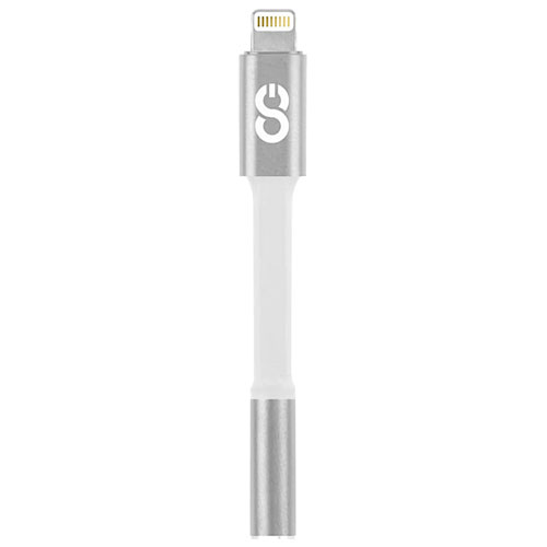 Adaptateur Lightning à prise pour écouteurs de 3,5 mm de LOGiiX (LGX-12822) - Blanc