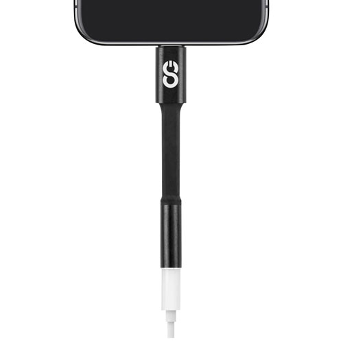 LOGiiX Lightning to 3.5mm Headphone Jack Adapter - Black