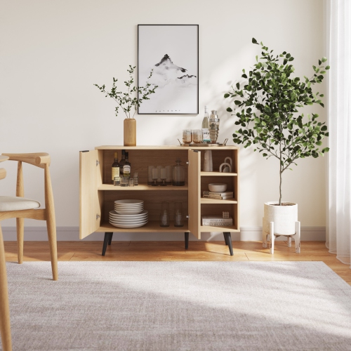 CorLiving LFF-620-B Sideboard Buffet, TVs up to 48"