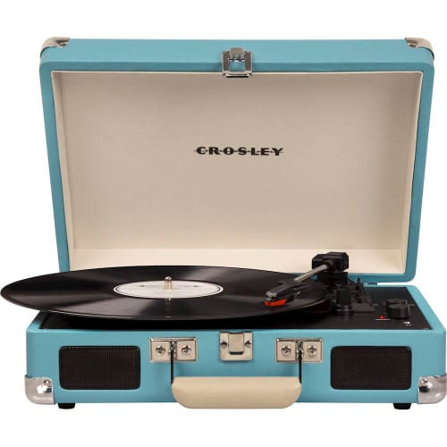 CROSLEY  Cruiser Plus Vintage Vinyl 3-Speed Rca Bluetooth Turntable (R8005F-Tu) In Turquoise Love it!