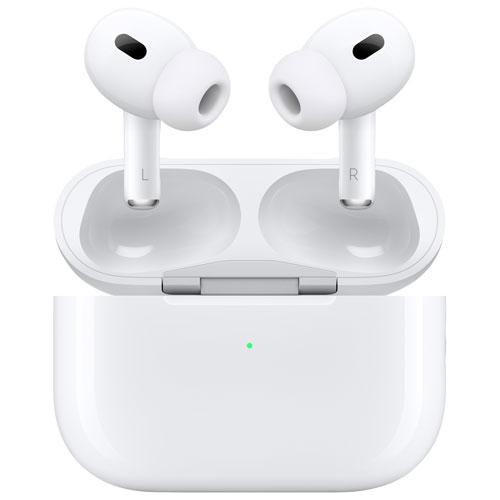 Open Box - Apple AirPods Pro In-Ear Noise Cancelling Truly Wireless Headphones - White