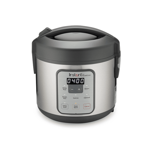 Instant Zest Rice 500W 120V Auto Shut-Off Removable Lid Stainless Steel Rice Cooker