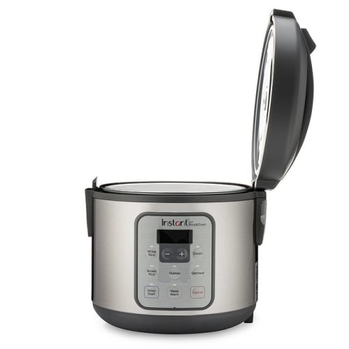 Instant Zest Rice 500W 120V Auto Shut-Off Removable Lid Stainless Steel Rice Cooker