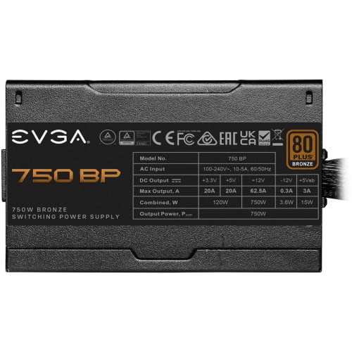 EVGA 710 BP 700W 240V Full Modular 80 Plus Bronze ATX Black Power Supply