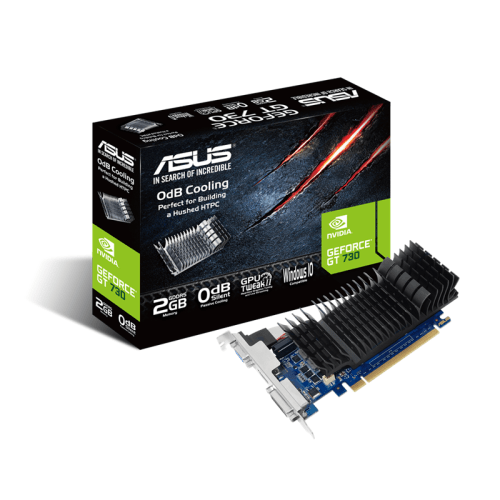 Asus GeForce GT 730 2GB GDDR5 5010MHz PCI Express 2.0 Graphics Card