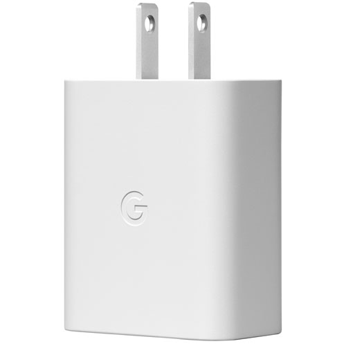 Refurbished - Google 30W Fast-Charging USB-C Wall Charger - White