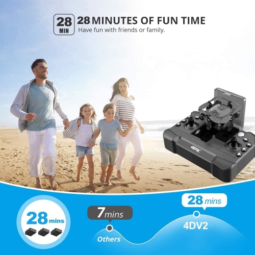 Mini Drone with 720P Camera for Kids and Adults,HD FPV Drone Beginners RC Foldable Live Video Quadcopter,App Control,3D Flips and Headless Mode,One Key Return,Altitude Hold,3 Modul
