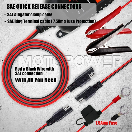 MOTOPOWER MP00205A 12V 800m Automatic Battery Charger