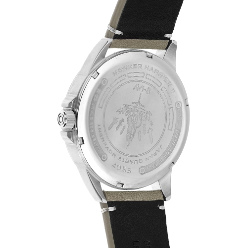 AVI-8 Hawker Harrier II Olive Silver watch