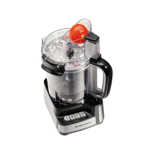 HAMILTON BEACH  450W 12 Cup Cord Storage Plastic Food Processor (70725C) In Black