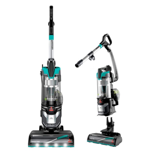Bissell CleanView 1L 840W 120V Allergen Lift-Off Cartridge Corded Electric Lightweight Teal Upright Vacuum