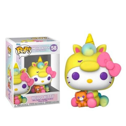 Pop Animation Hello Kitty 3.75 Inch Action Figure - Hello Kitty Unicorn Party #58