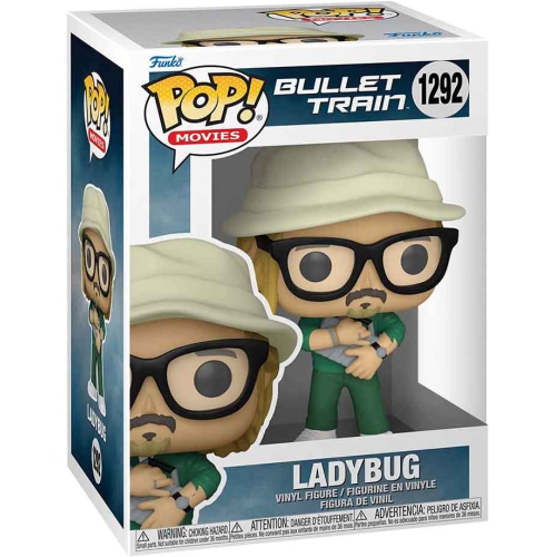 FUNKO  Pop Movies Bullet Train 3.75 Inch Action Figure - Ladybug #1292 Great Funko pop!