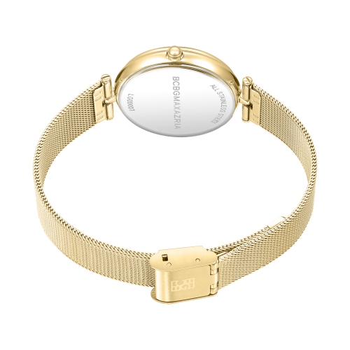 BCBGMAXAZRIA Glitz Watch With Mesh Bracelet