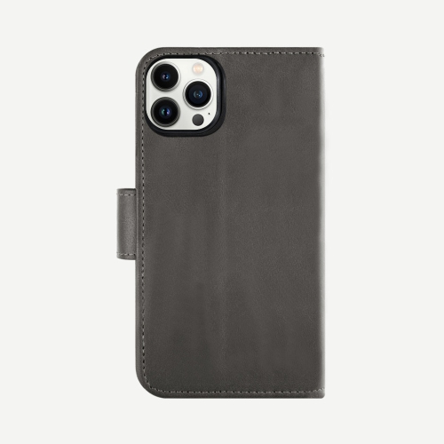 iPhone 12 / 12 Pro Wallet Case with MagSafe, Grey - 5th Ave