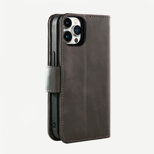 iPhone 13 Pro Max Wallet Case with MagSafe, Grey - 5th Ave