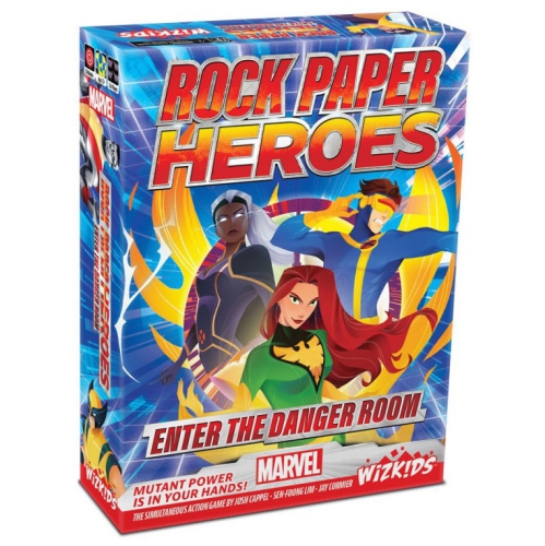 WizKids Games Marvel: Rock Paper Heroes - Enter the Danger Room 3-6 players, ages 12+, 30 minutes