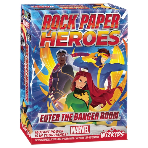 WizKids Games Marvel: Rock Paper Heroes - Enter the Danger Room 3-6 players, ages 12+, 30 minutes