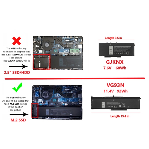 New Genuine Dell Precision 3520 3530 Battery 92Wh