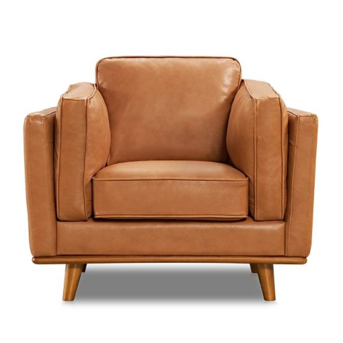 Valencia Artisan – cuir simple | cuir Nappa italien haut de gamme 11000, cadre et pattes en bois, confort ultime