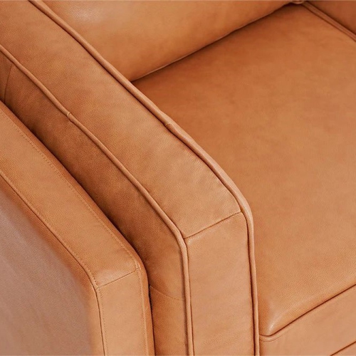 Valencia Artisan – cuir simple | cuir Nappa italien haut de gamme 11000, cadre et pattes en bois, confort ultime