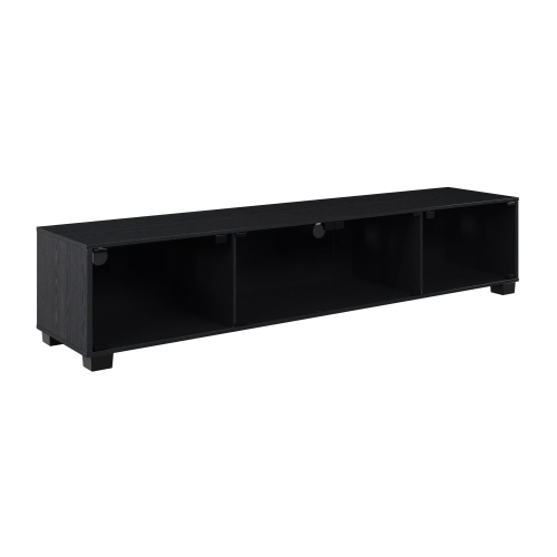 CorLiving Bromley Modern Black TV Stand, TV Table Stand - TVS UP TO 85"