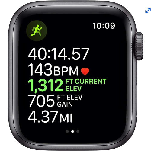 Apple Watch Series 5 (GPS) 40mm Space Gray Aluminum Case with Black Sport Band by APPLE - Refurbished condition - Image 4