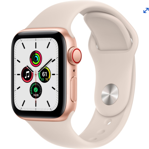 Refurbished 40mm Gold Aluminum Case with White Sport Band