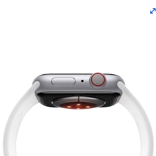 Refurbished - Apple Watch Series 6 (GPS) 40mm Silver Aluminum Case with White Sport Band