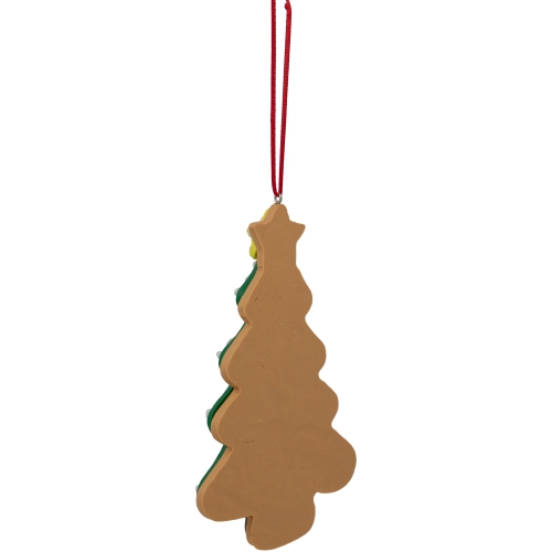 4.75" Glittered Christmas Tree Cookie Ornament