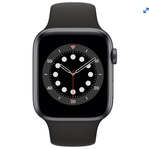 Apple Watch Series 6 (GPS) 40mm Space Gray Aluminum Case with Black Sport Band by APPLE - Refurbished condition - Image 2