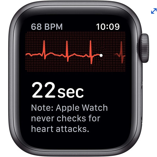 Apple Watch Series 6 (GPS) 40mm Space Gray Aluminum Case with Black Sport Band by APPLE - Refurbished condition - Image 3