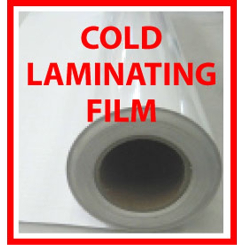 Film laminé à froid lustré 36 x 163 pi 2 mil pour Lable, Sticker