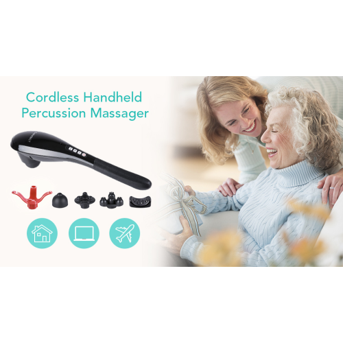 Cordless Rechargeable Percussion Massager Home Car Travel By AGD