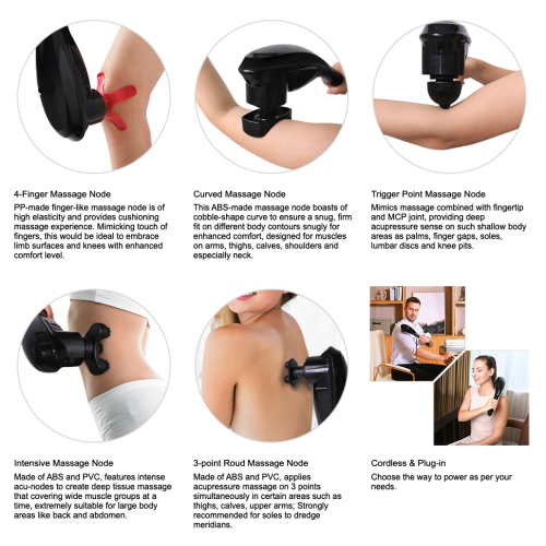 Cordless Rechargeable Percussion Massager Home Car Travel By AGD