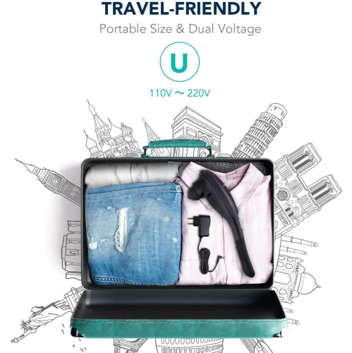 Cordless Rechargeable Percussion Massager Home Car Travel By AGD