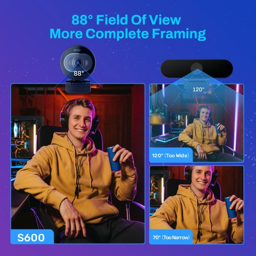 EMEET SmartCam S600 4K UHD Webcam