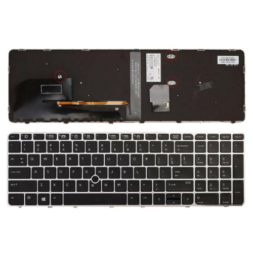HP EliteBook 850 G3 G4 US English Backlit Keyboard - Model 836623-001, 821157-001, 821195-001
