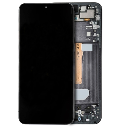 OLED Display Screen Digitizer Assembly With Frame For Samsung Galaxy S22+ Plus 5G - Phantom Black (Premium Quality)