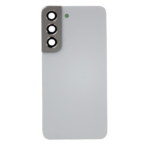 Replacement Back Housing Glass Cover With Camera Lens For Samsung Galaxy S22 5G - White