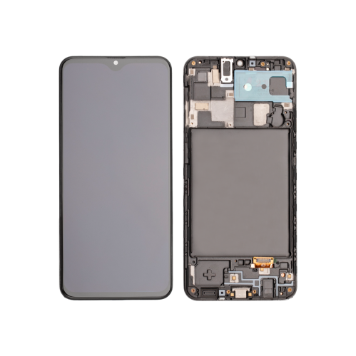 ESOURCE PARTS  Replacement Oled Assembly With Frame Compatible for Samsung Galaxy A20 (A205U / 2019) (U Version) (Aftermarket Plus) (All Colors)