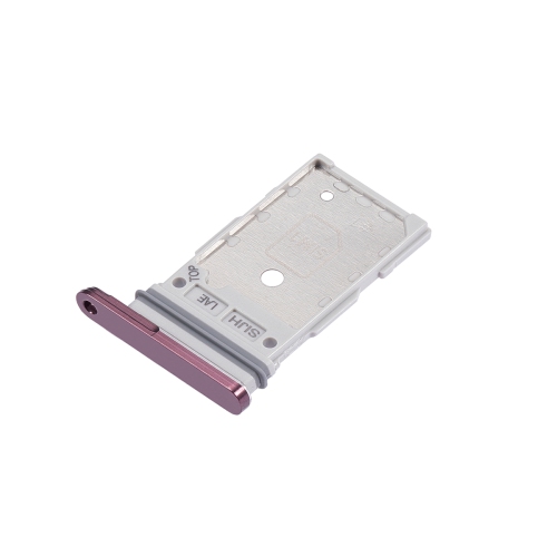 Replacement Single Sim Card Tray For Samsung Galaxy S22 Ultra 5G - Burgundy