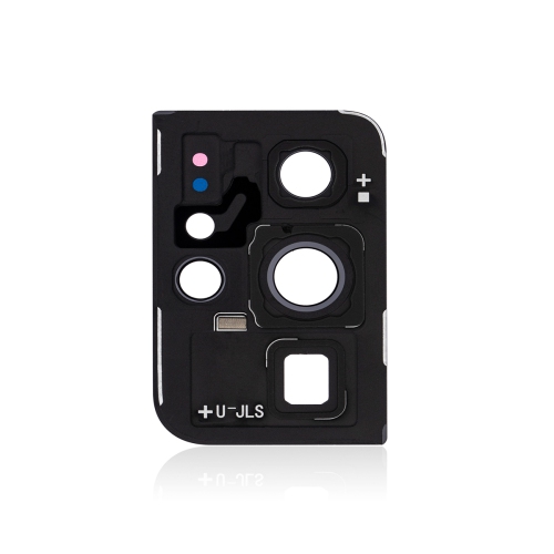 Replacement Rear Camera Glass Lens With Cover Bezel Ring For Samsung Galaxy S21 Ultra 5G - Phantom Black